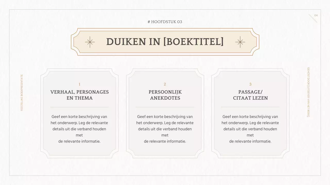 Boekpresentatie van nieuw geometrisch boek in geel en ivoor