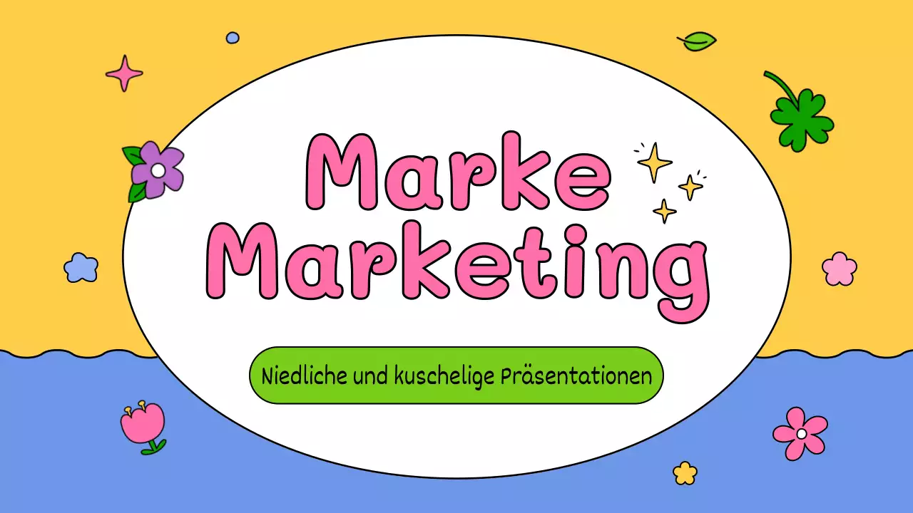 Ein süßer gelb-blauer Markenslip