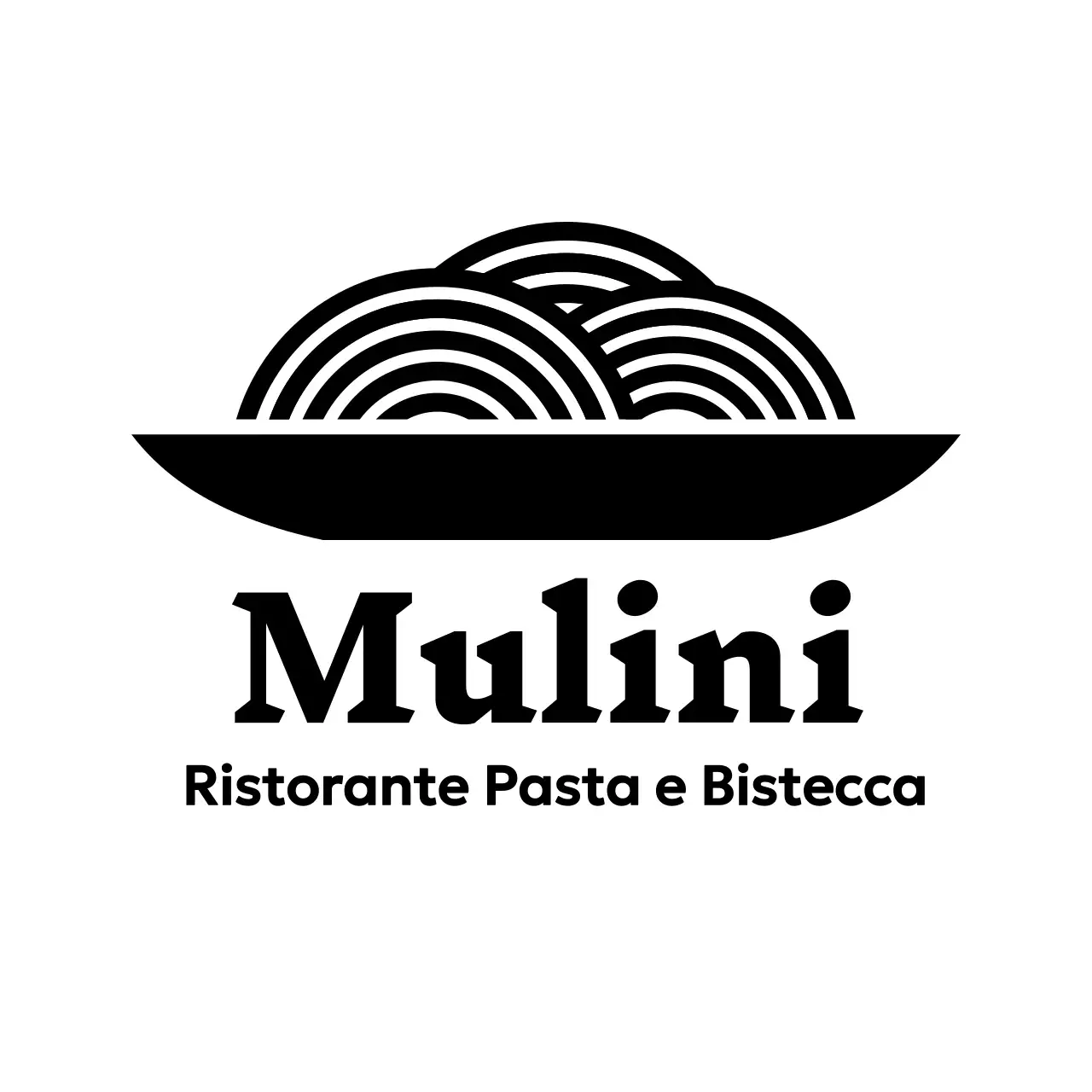 Loghi di ristoranti con icone minimaliste