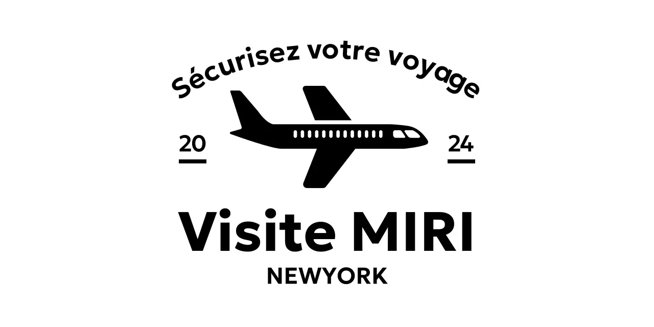 Logo promotionnel de voyage avec un avion