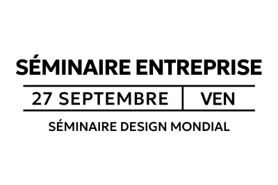 Promouvoir les séminaires d'entreprise avec un look épuré