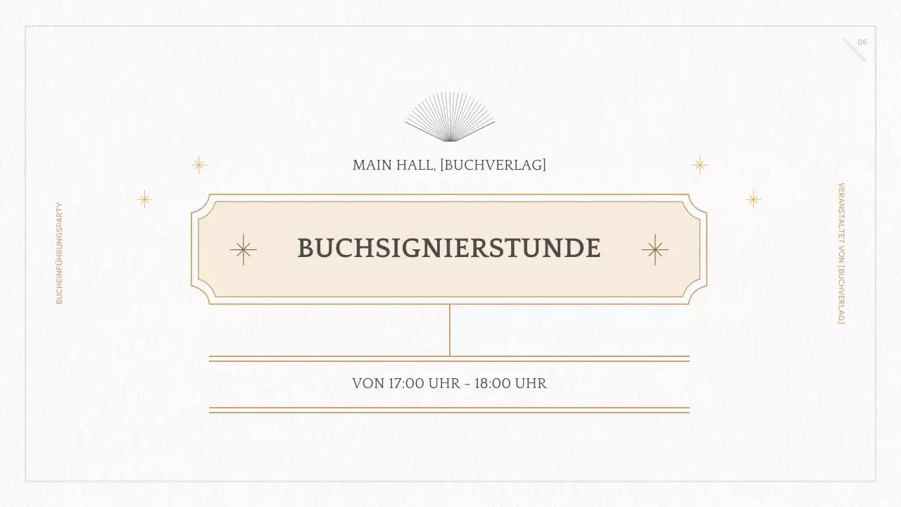 Buchvorstellung des neuen geometrischen Buches in Gelb und Elfenbein
