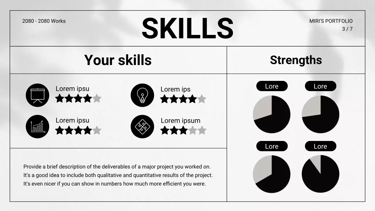 White Minimal Portfolio Resume Presentation