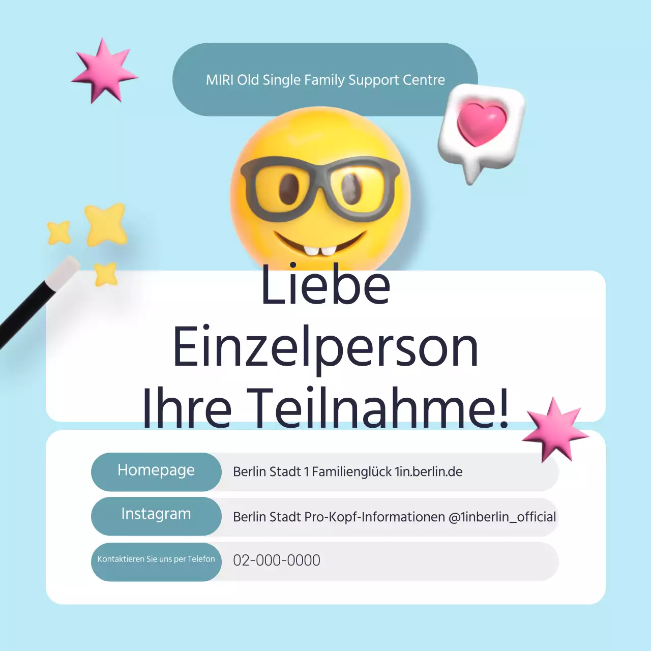 Einführung des trendigen gelb-hellblauen Ein-Personen-Stützpunktprogramms