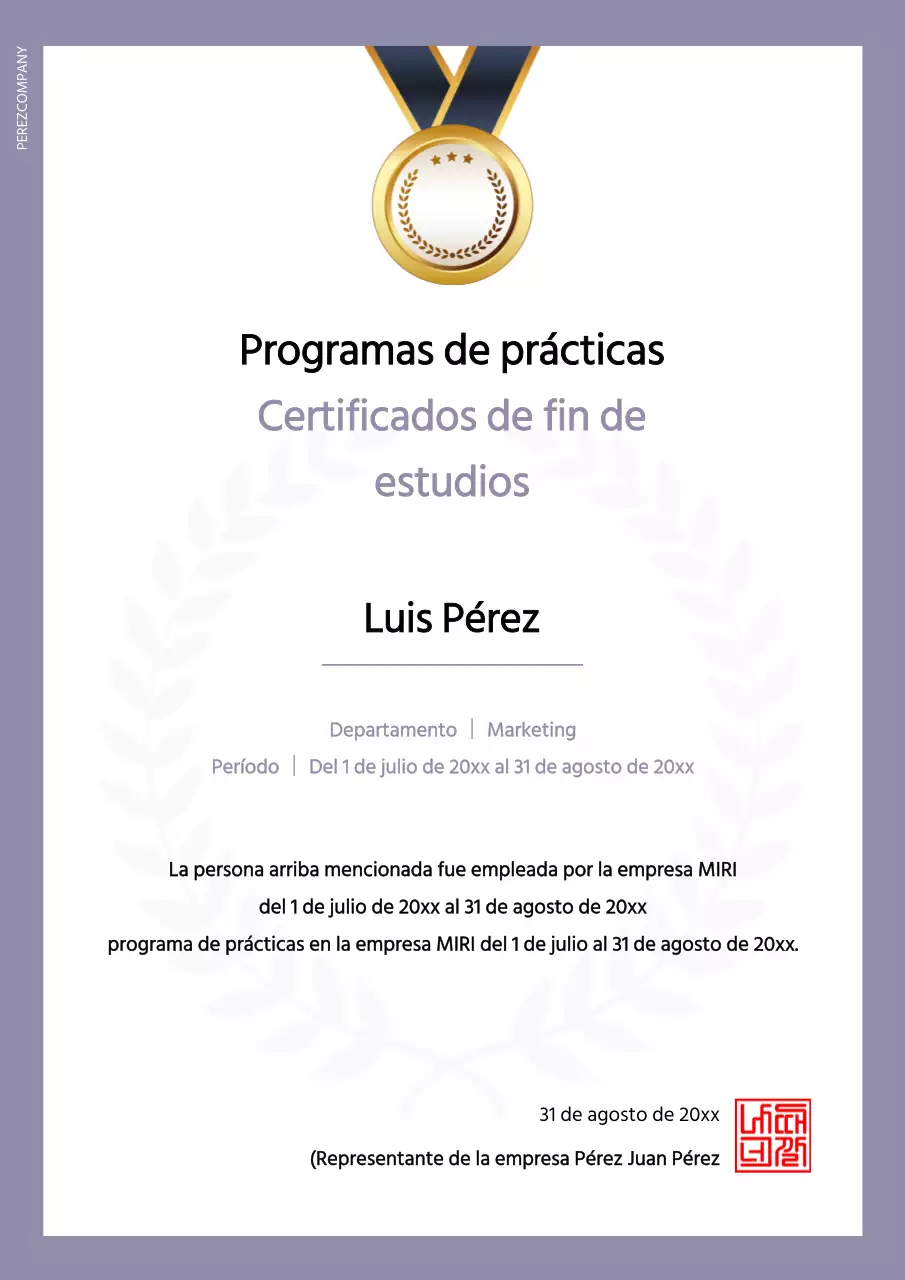 Conjunto de plantillas sencillas de documentos corporativos en malva y blanco