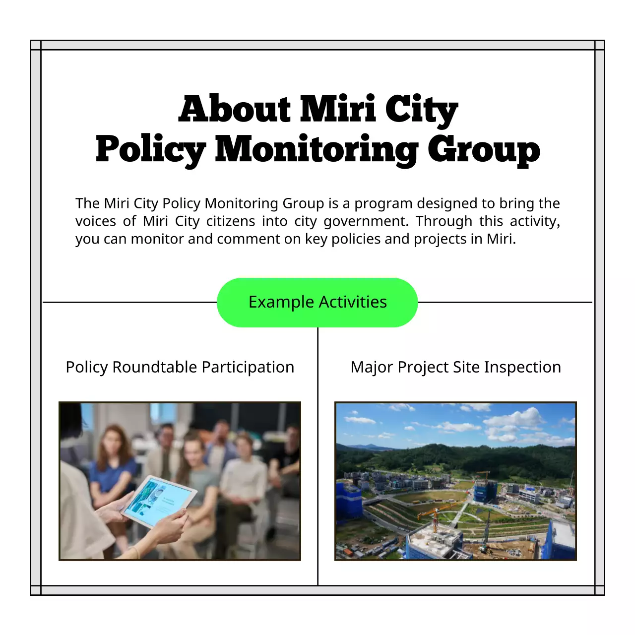 Green Modern Recruitment Notice Instagram Carousel