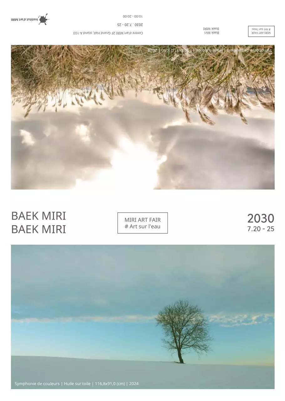 Dépliant de la foire d'art minimal