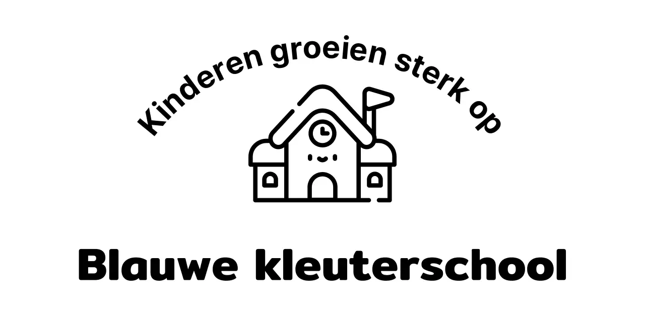 Promoot je kleuterschool met schattige illustraties