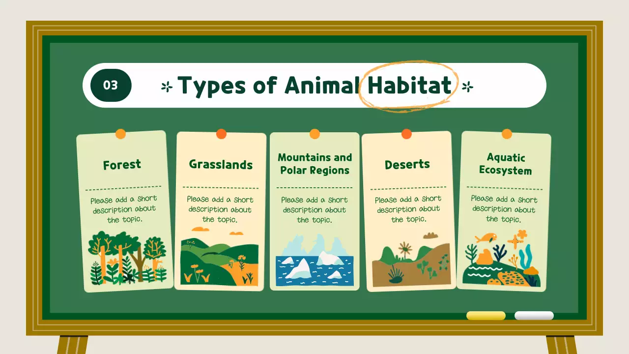 Green Simple Animal Guide Presentation