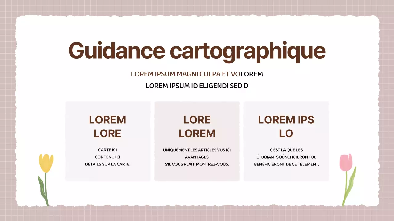 Un prospectus d'école d'art beige et marron confortable