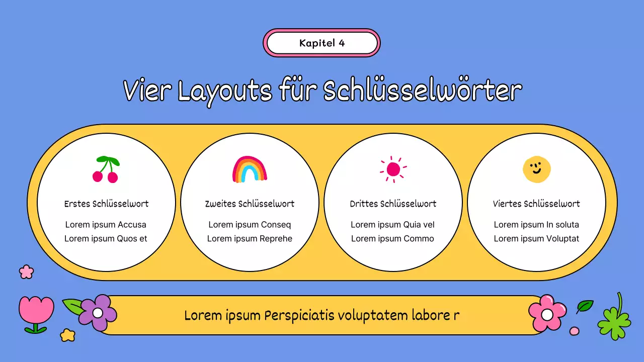 Ein süßer gelb-blauer Markenslip