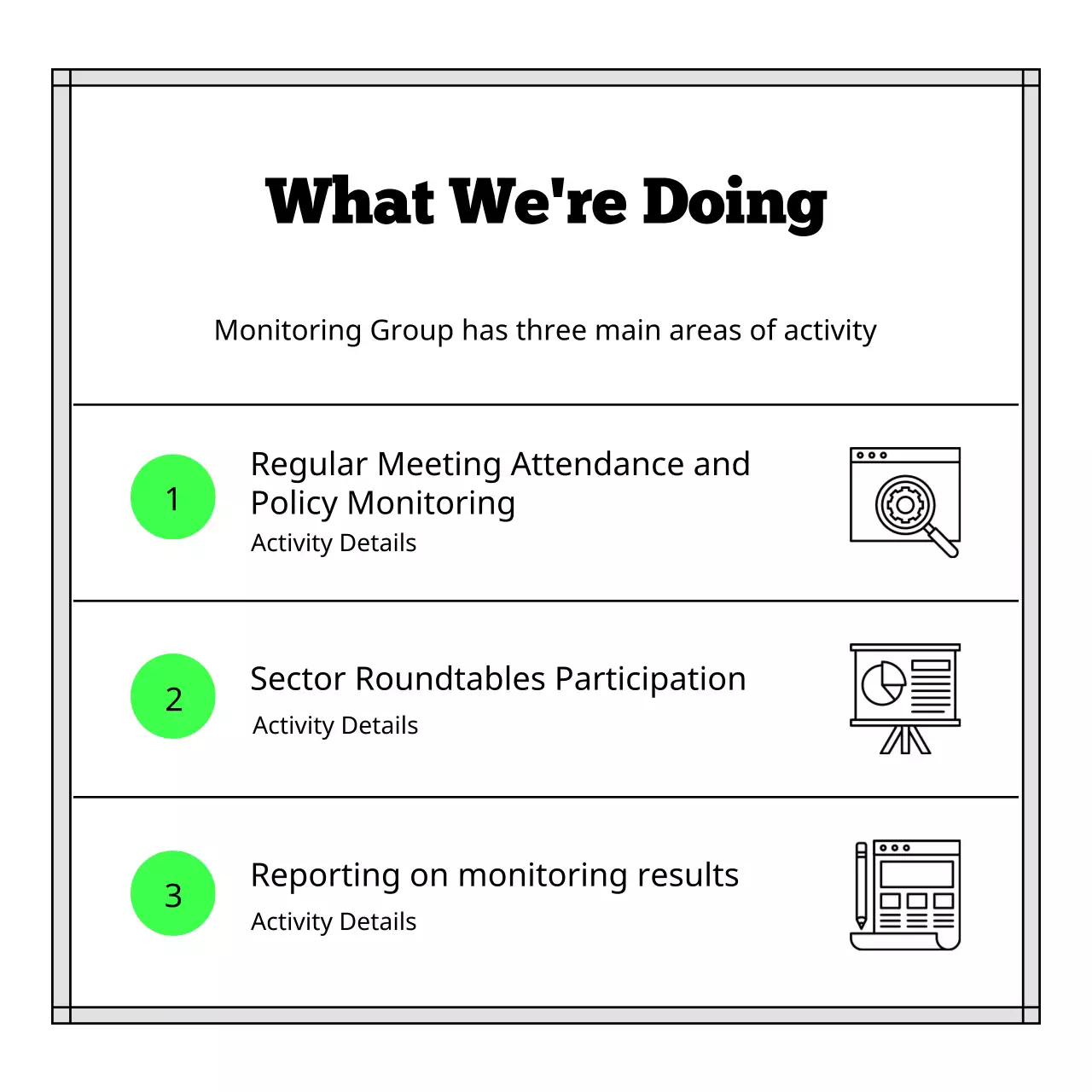 Green Modern Recruitment Notice Instagram Carousel