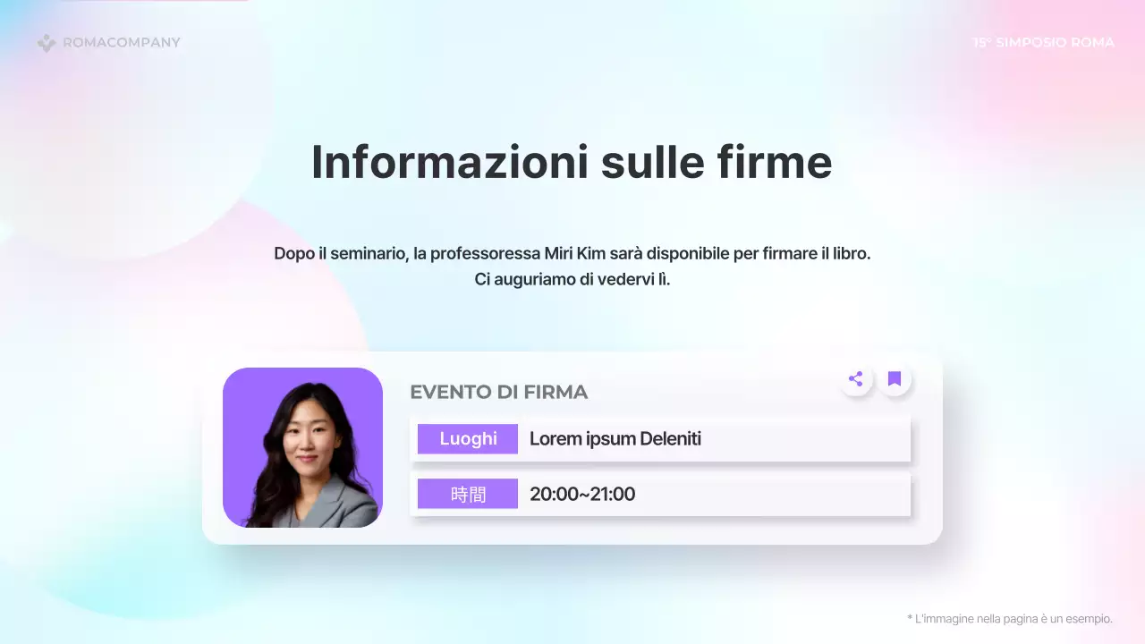 Presentazioni per diffusori di tendenza in azzurro e rosa