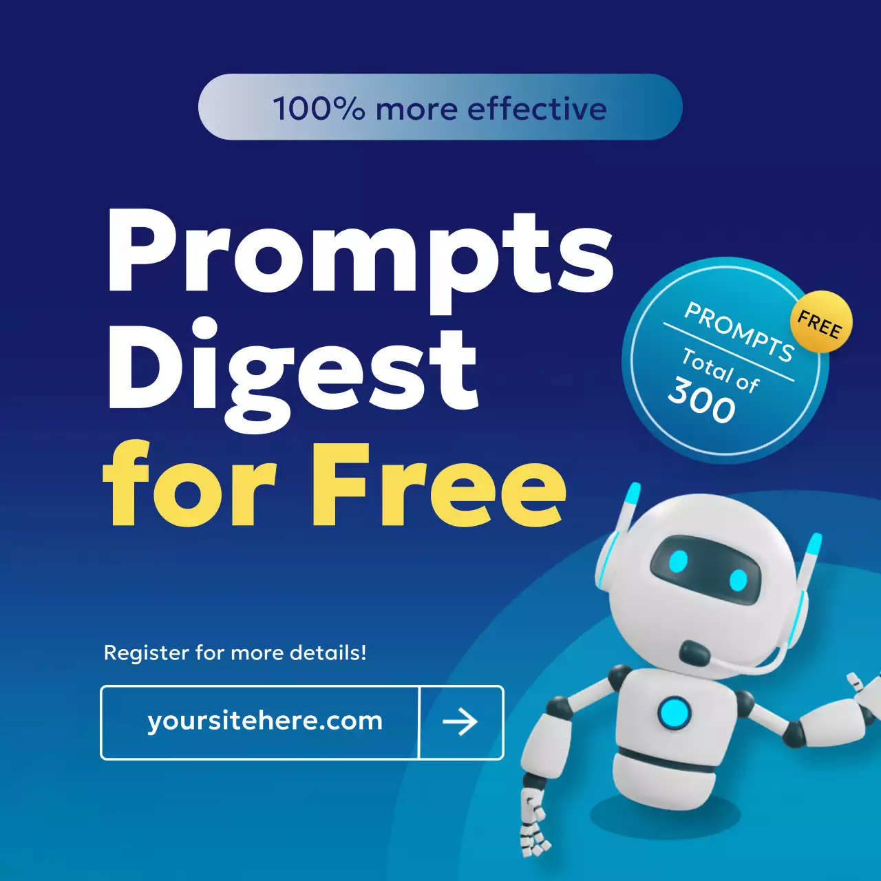 Guia de IA azul moderno Instagram carrossel