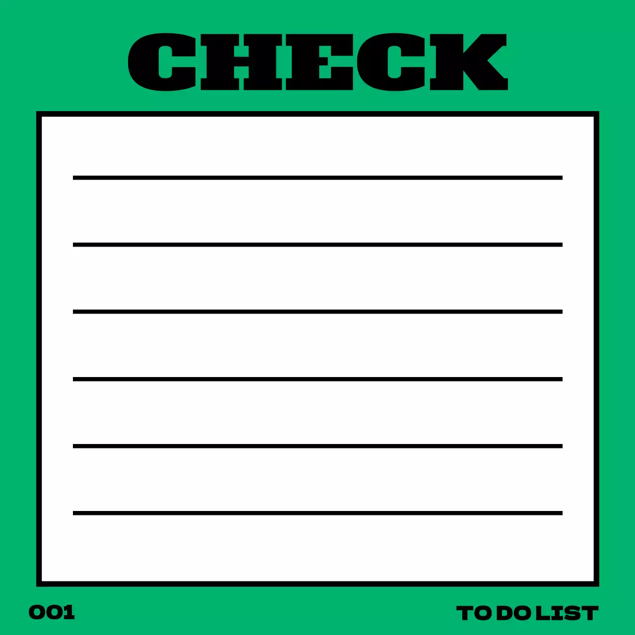 ブルー・レッド・グリーンのヴィンテージ感のあるチェックリスト