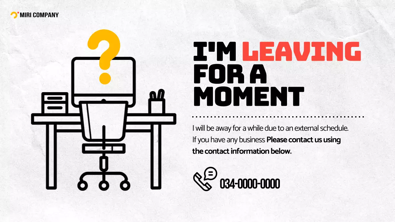 Red Simple Announcement Notice Presentation