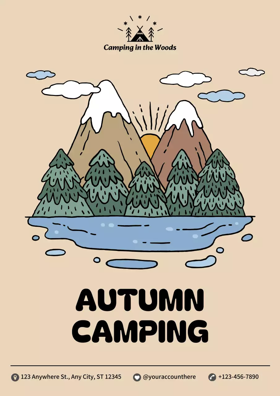 Beige and khaki are on trend for fall camping announcements