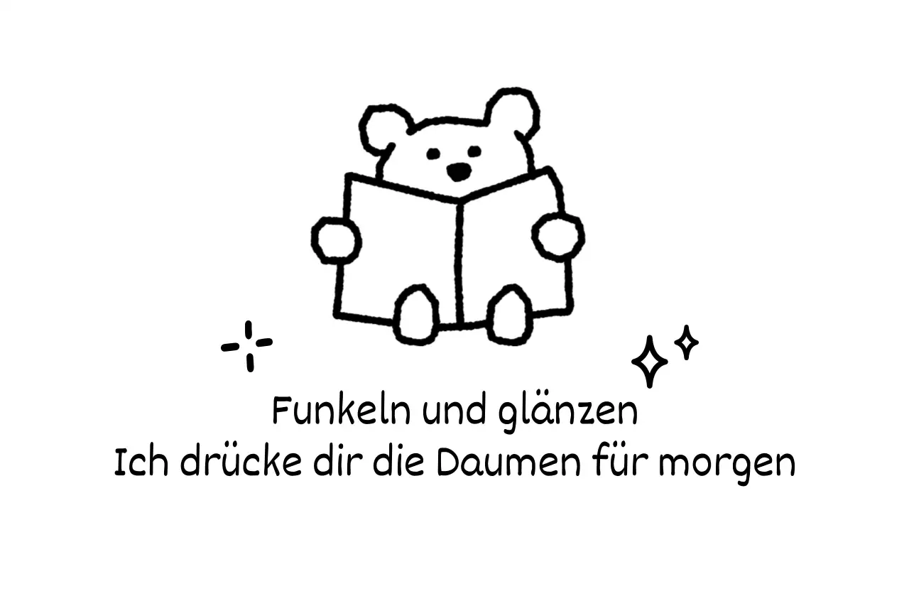 Mit netten und ermutigenden Sprüchen werben