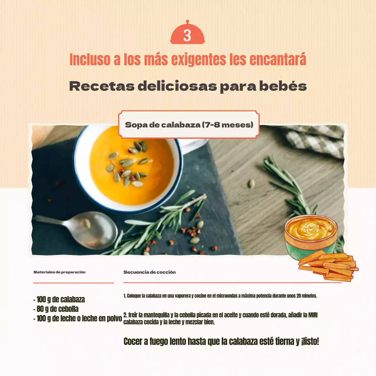 Acerca de los potitos naranja y marfil