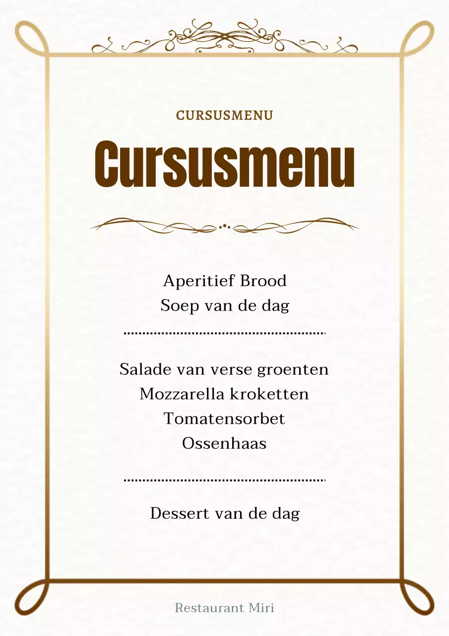 Een verzameling trendy restaurantmenuborden in lichtblauw