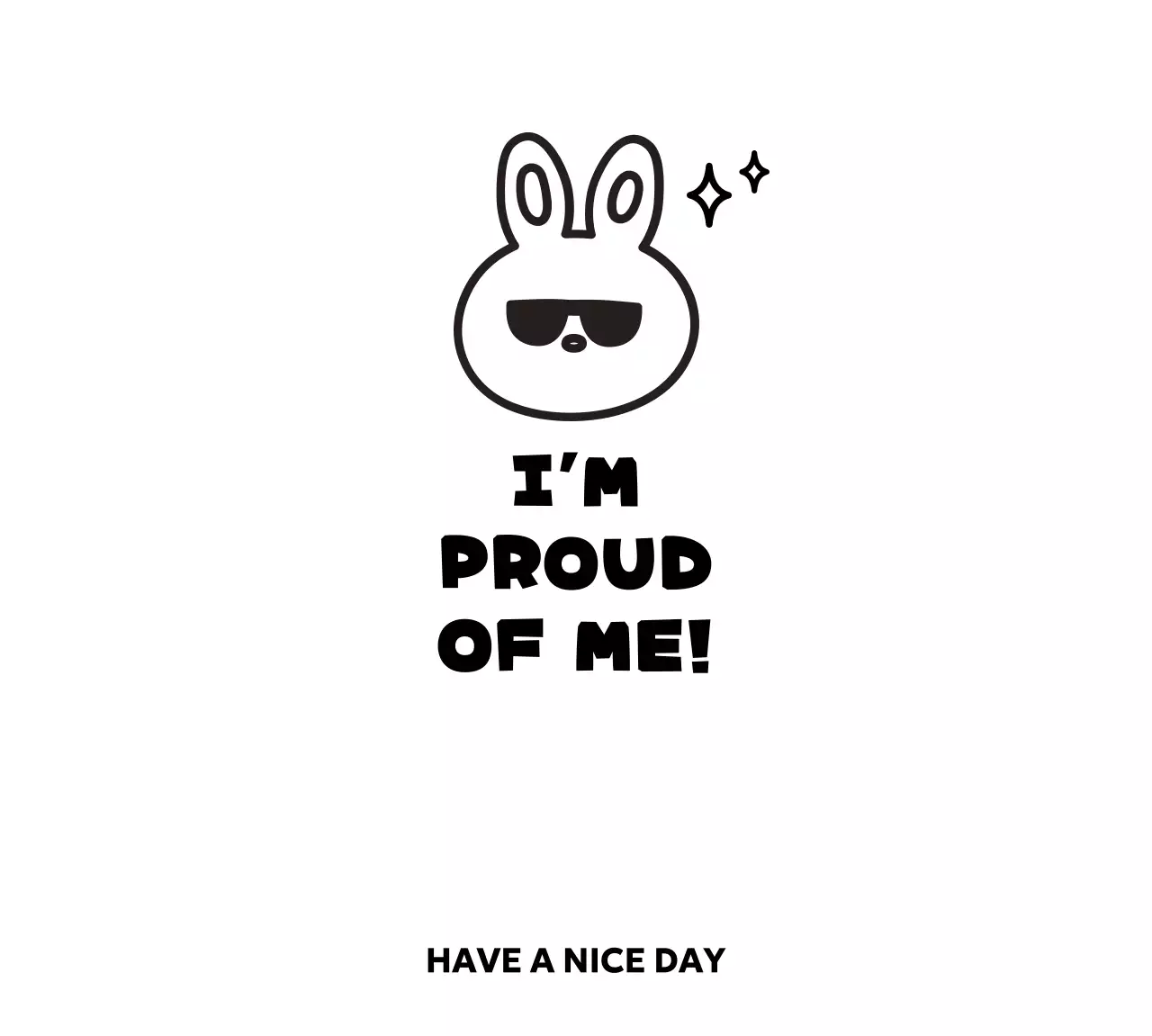 귀여운 힙한 느낌의 개인 굿즈