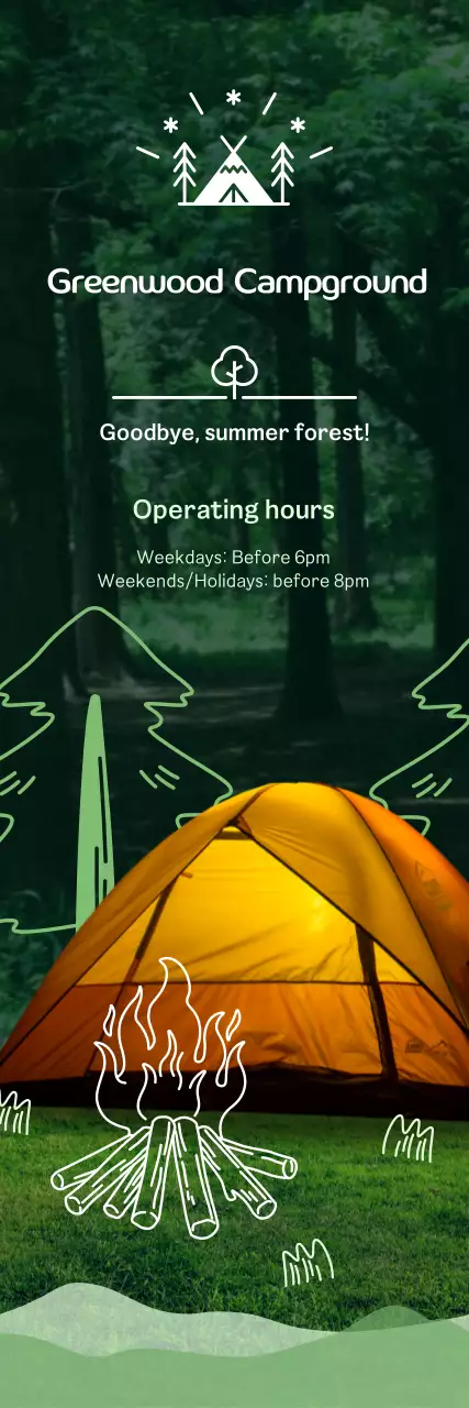 Introdução e guia do parque de campismo ecológico e limpo