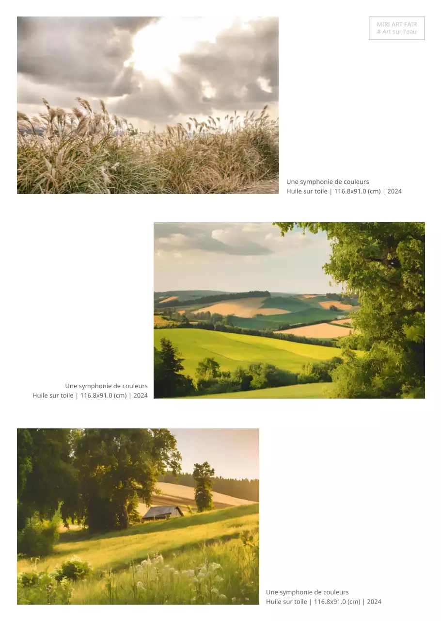 Dépliant de la foire d'art minimal