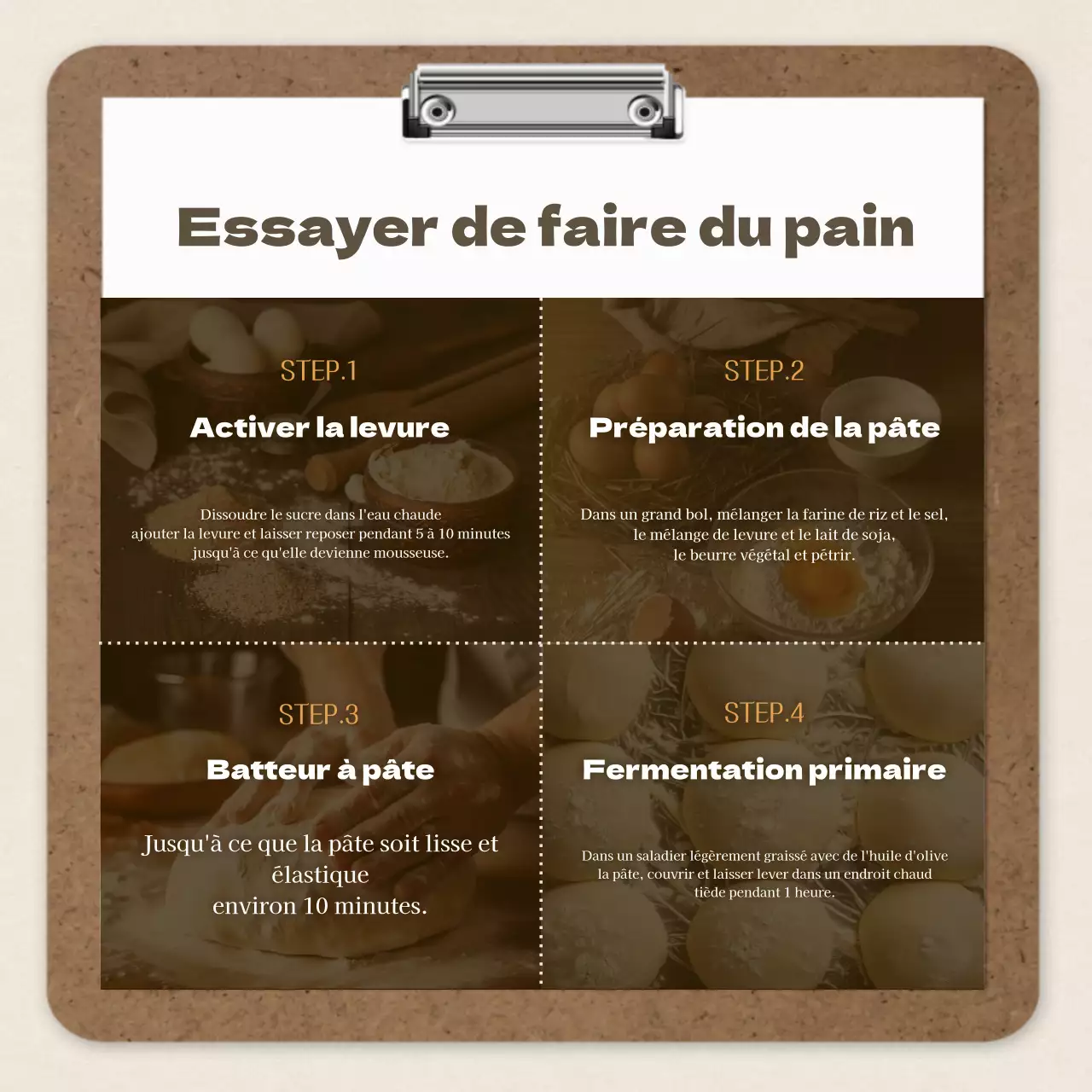 Recette du cours d'un jour de pâtisserie Brown and Vintage