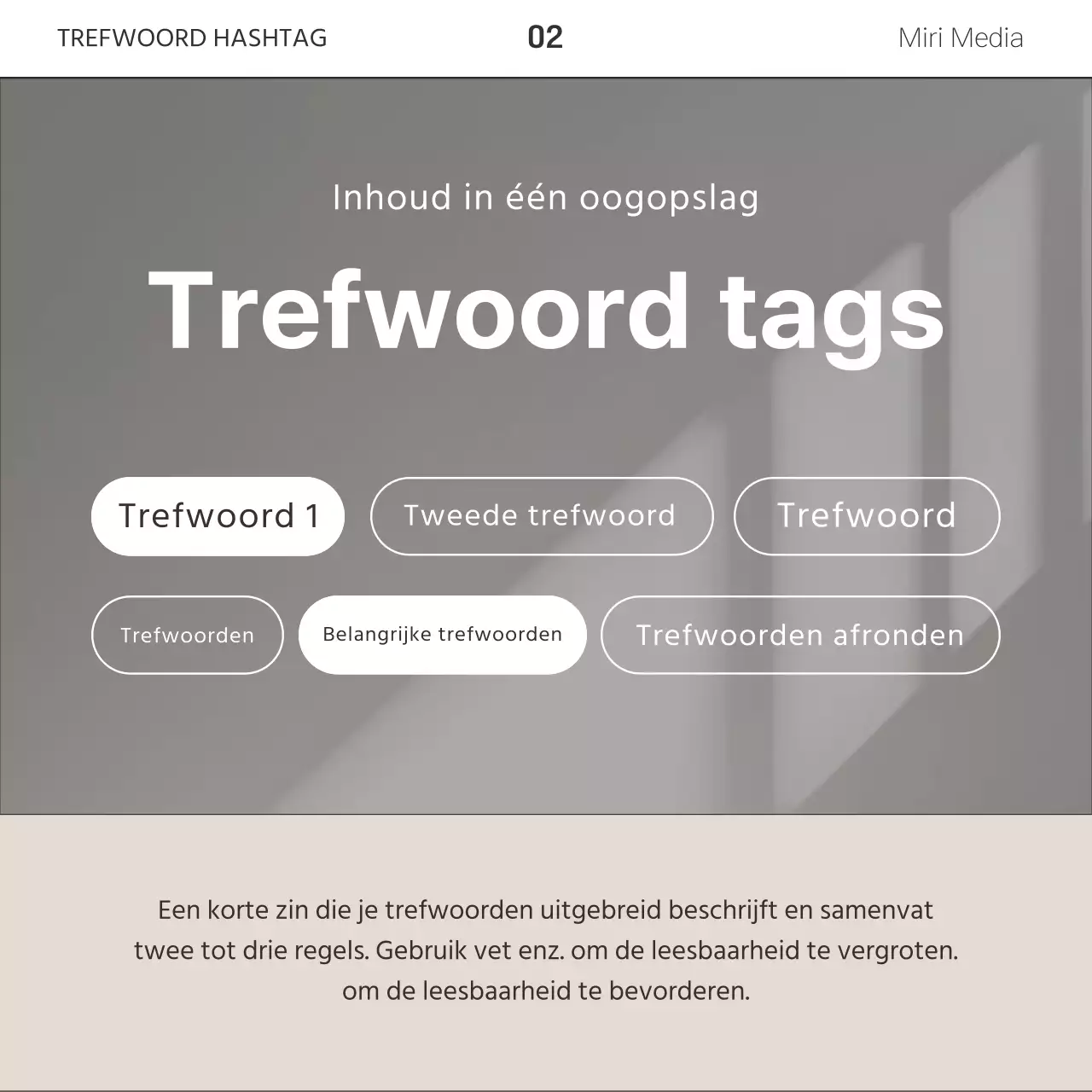 Een eenvoudige zakelijke nieuwsbrief in bruin en wit