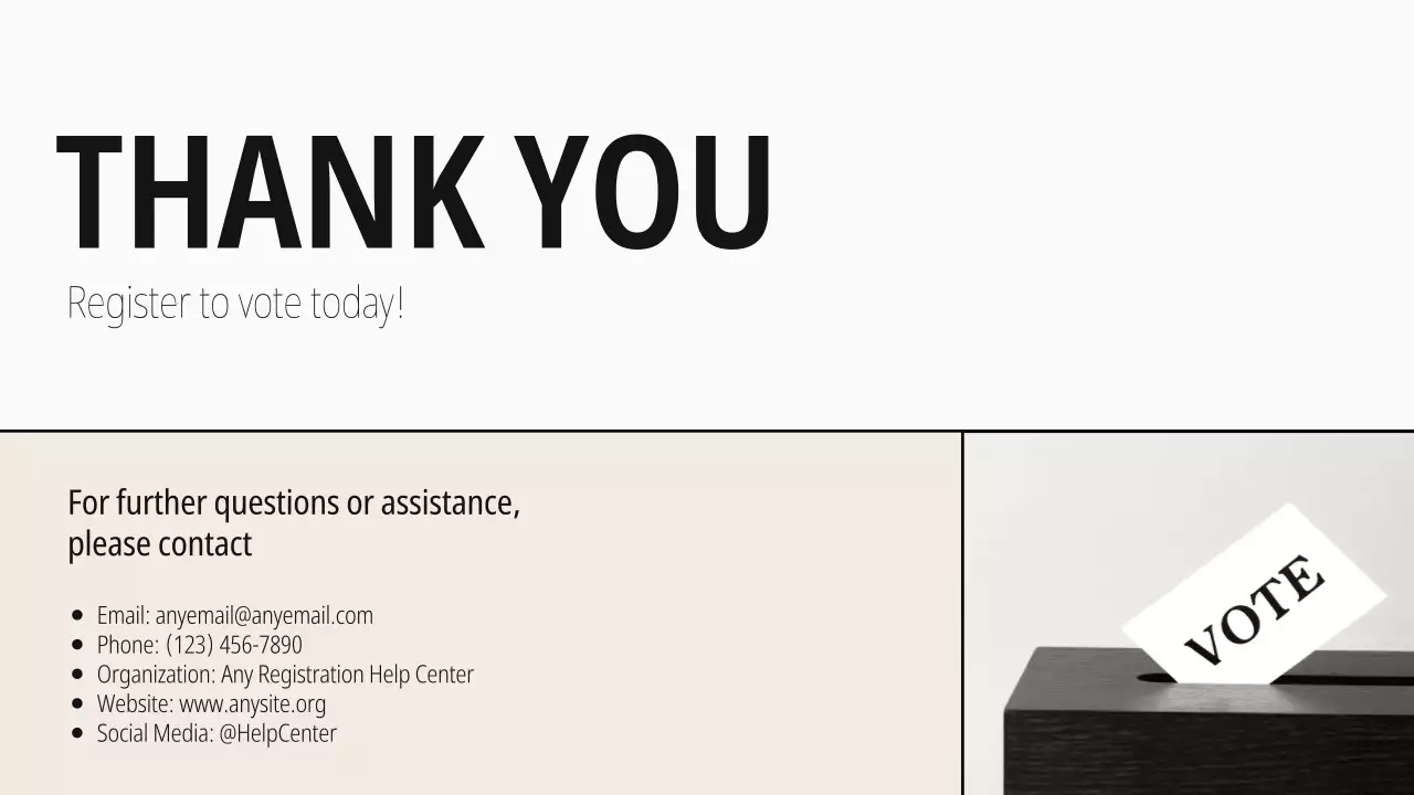 Black Professional Election Guide Presentation