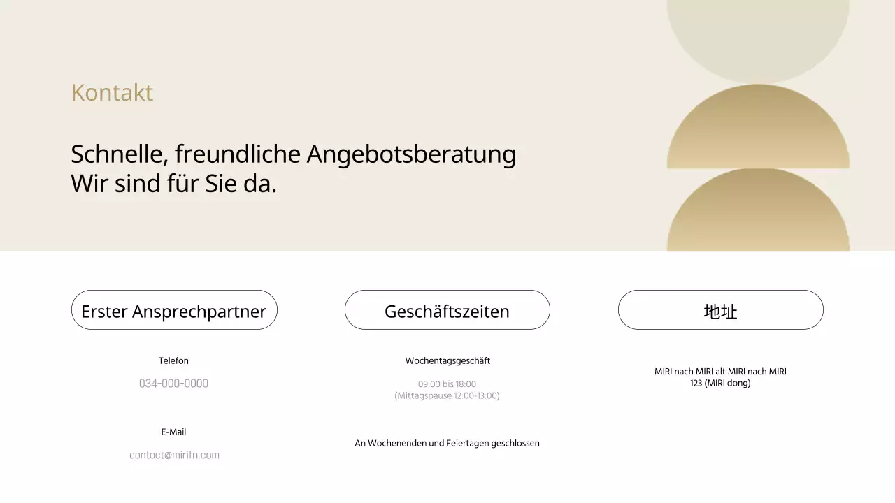 Schwarze und beigefarbene moderne Möbel - Kostenvoranschlag für Bauunternehmer