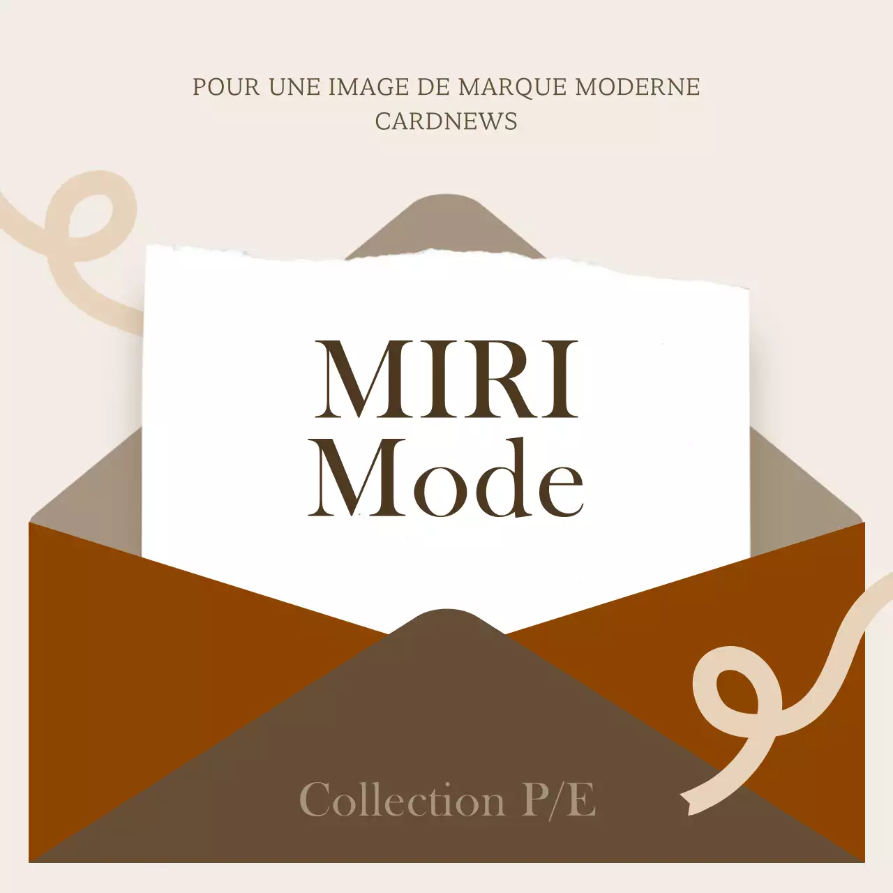 Une introduction aux marques de mode moderne en beige et brun
