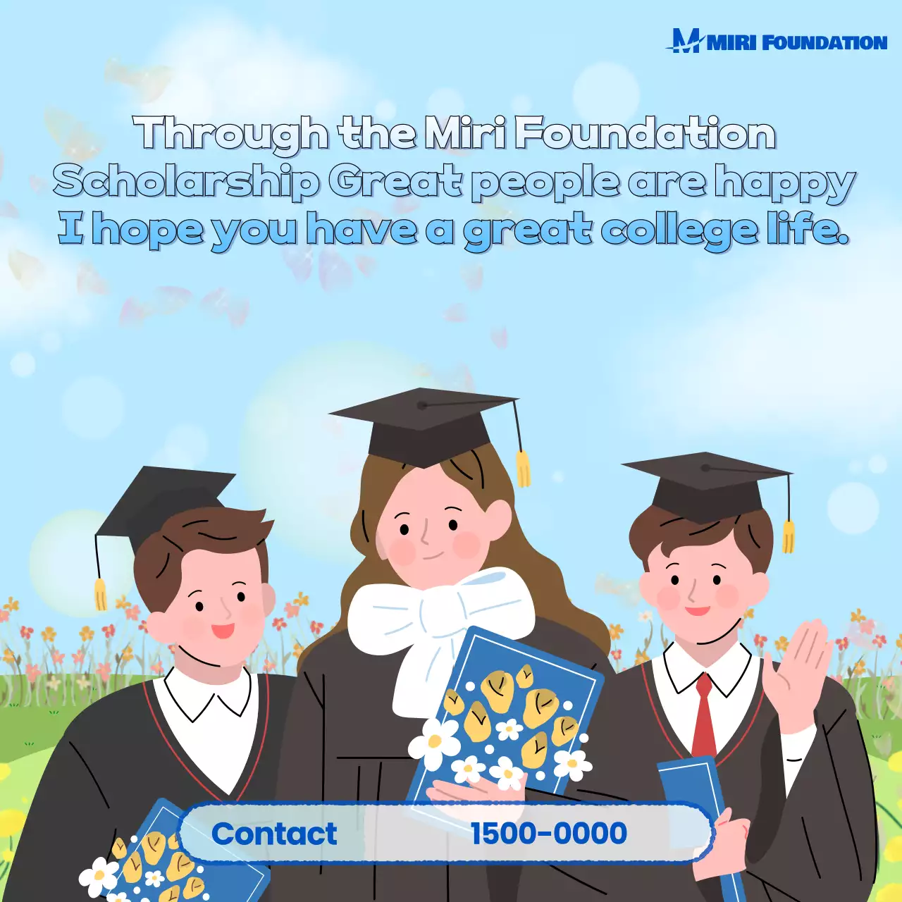 Blue Modern Graduation Guideline Instagram Carousel