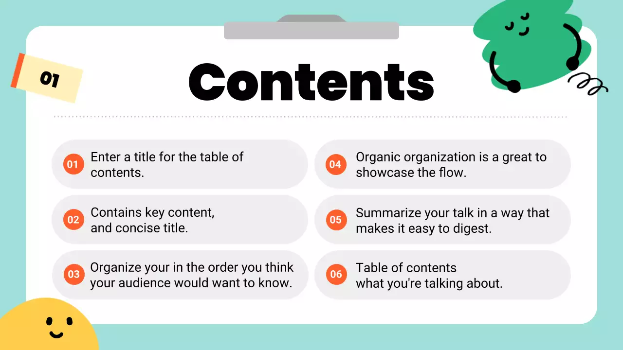 Orange Cute Guide Presentation