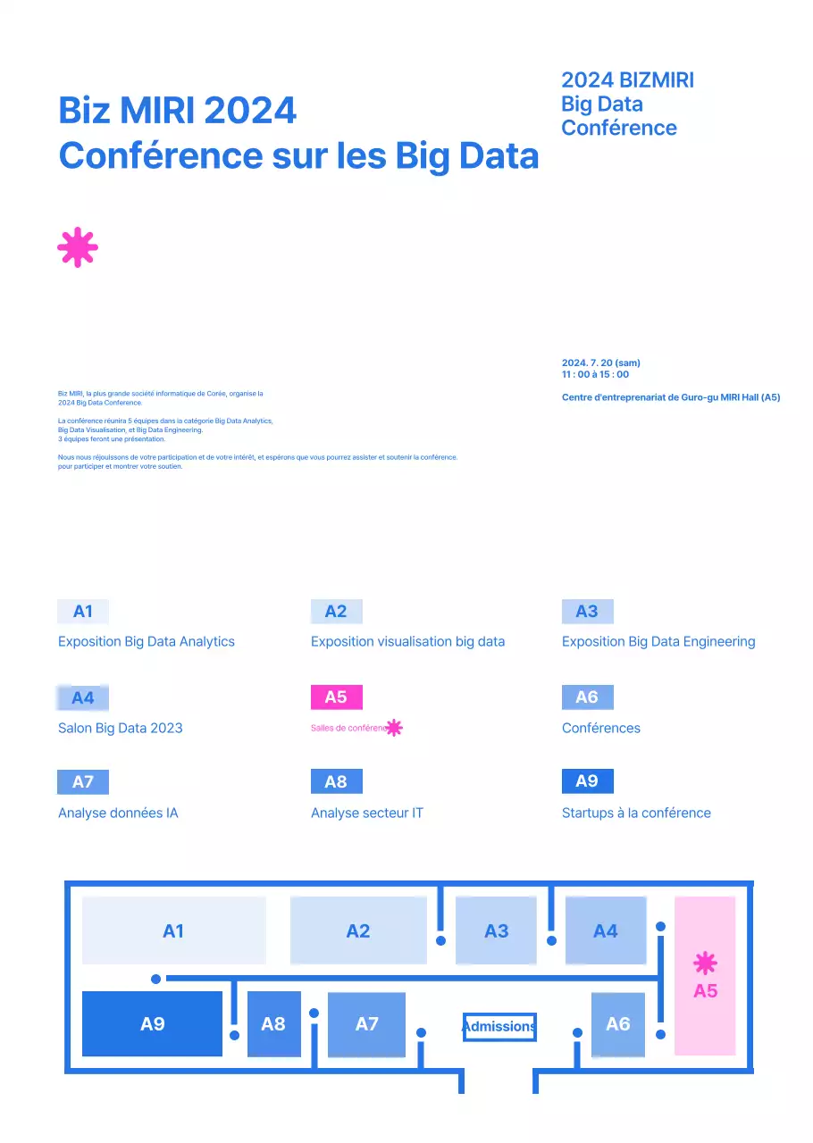 Guide des conférences d'entreprise branchées en bleu et gris