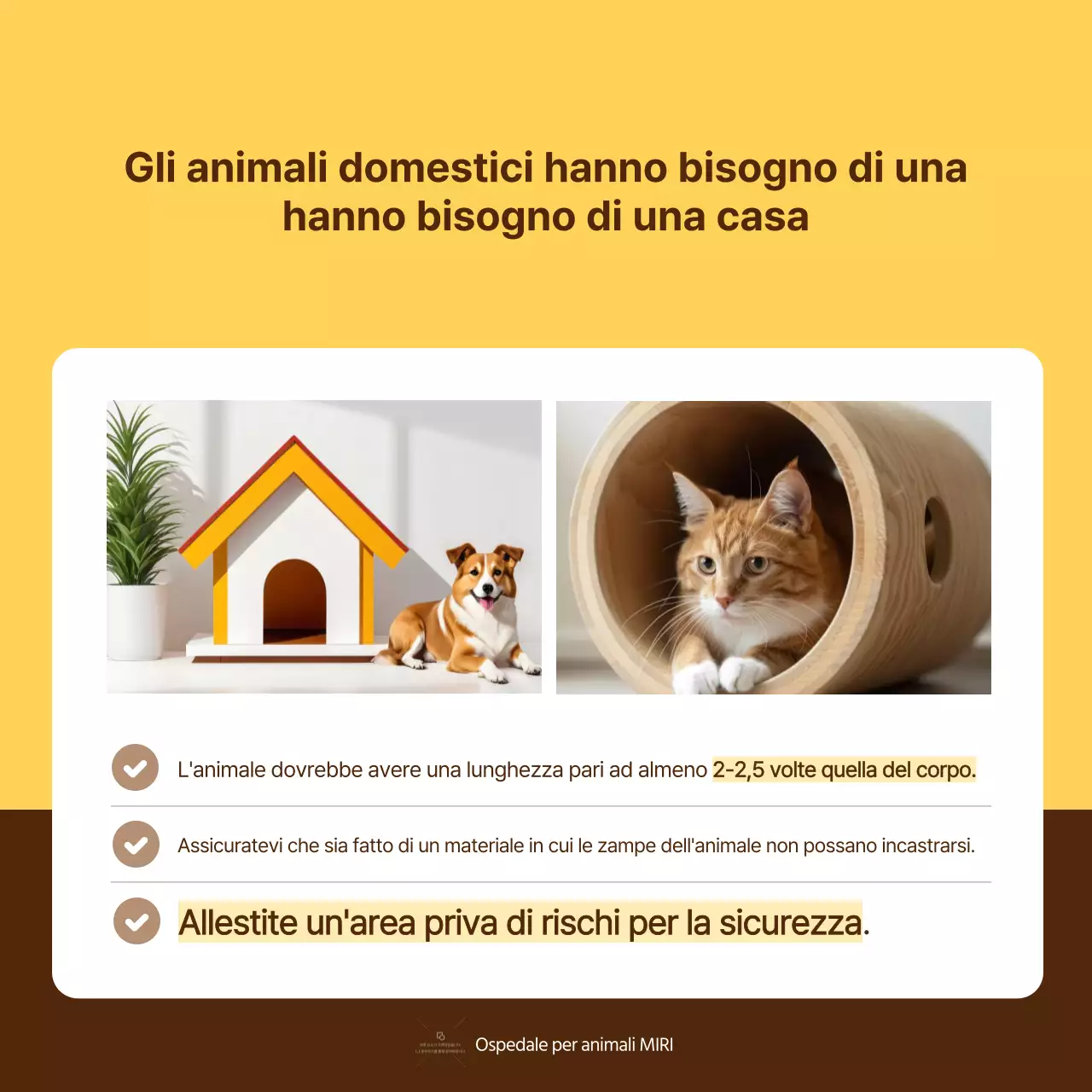 Guida gialla e arancione alla salute degli animali domestici
