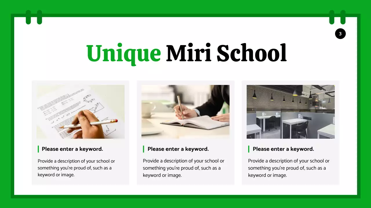 Green Simple Vacation Promotion Presentation