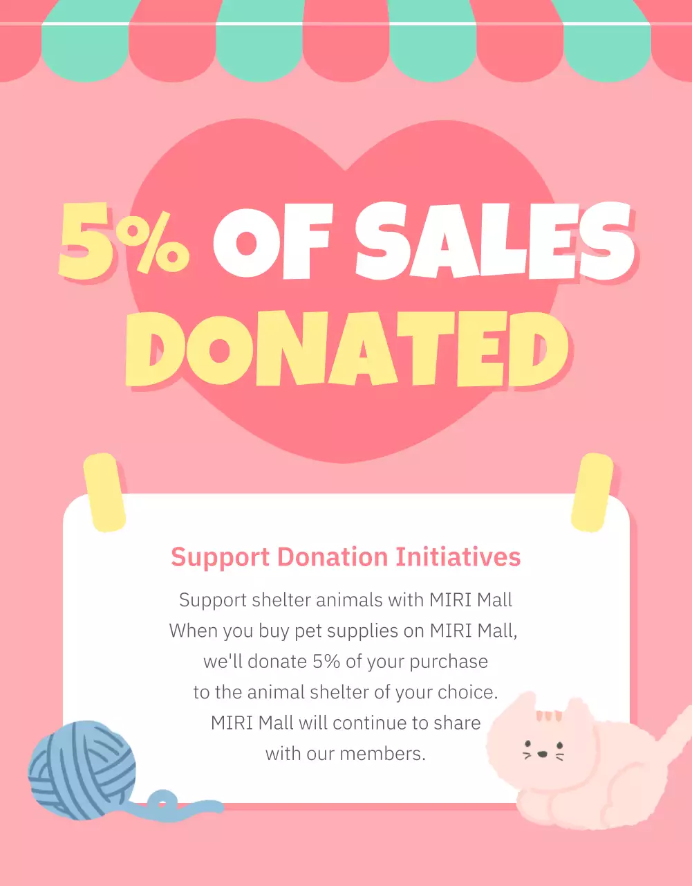 Pink Trendy Pet Promotion Poster