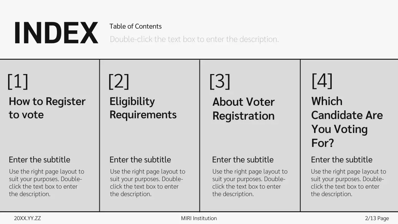 Presentasi Panduan Pemilihan Profesional Grey