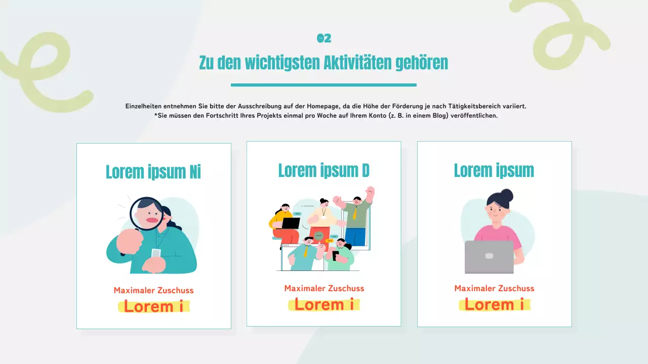 Ein einfaches Zwischenjahr in Chartreuse und MintgrünProjektinformationen