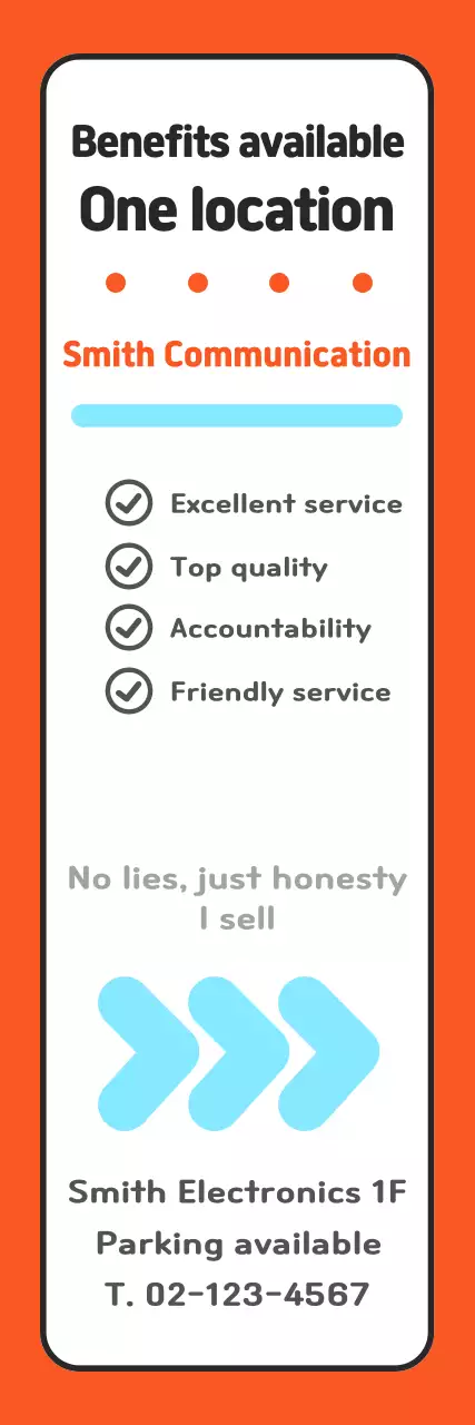 Promote a kitschy orange cell phone carrier event