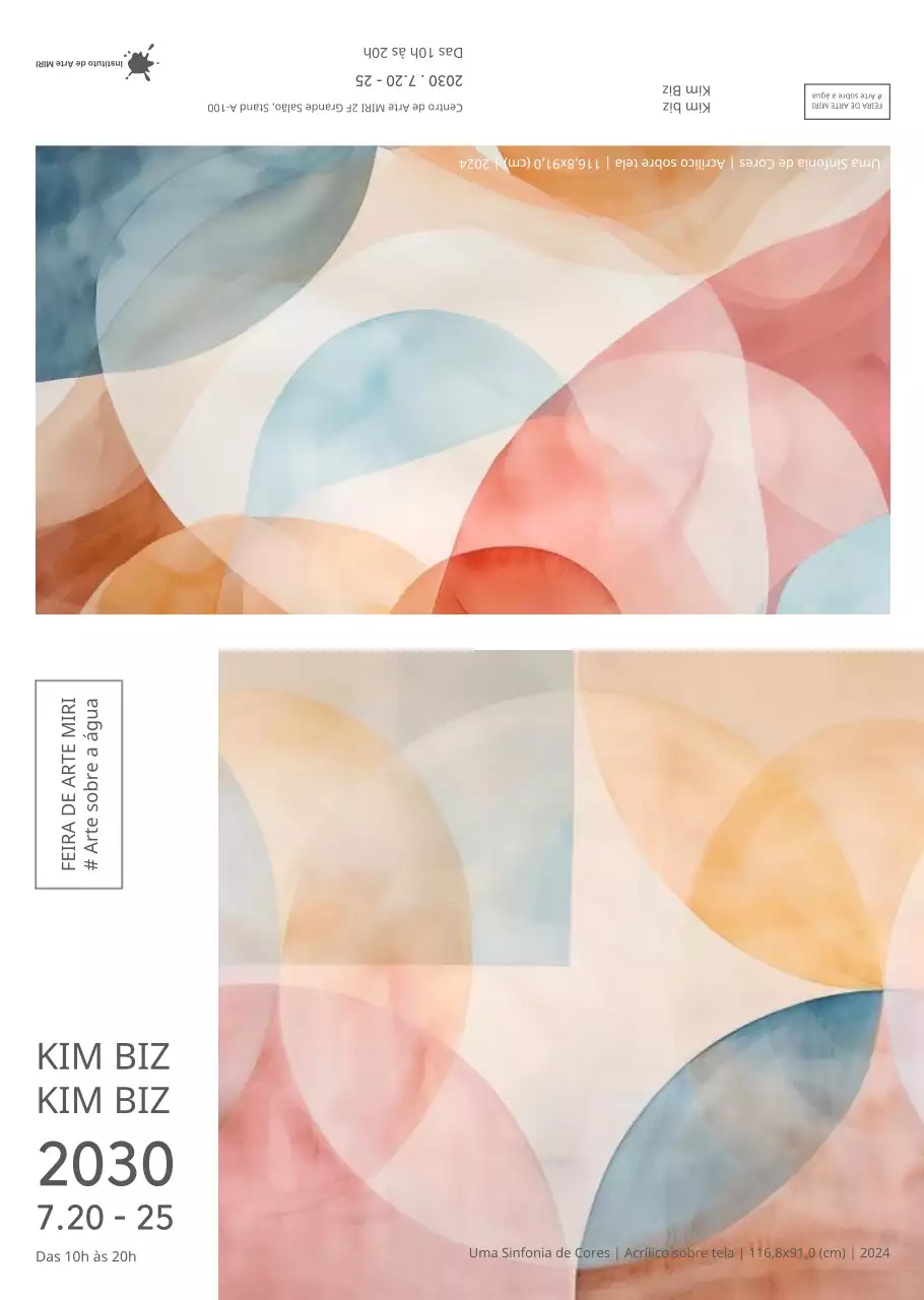 Folheto da Feira de Arte Minimal