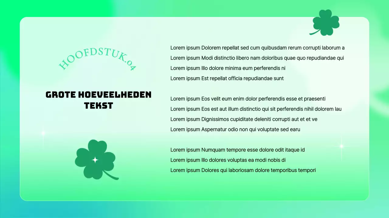 Een kitscherig slipje van het klavermerk in chartreuse