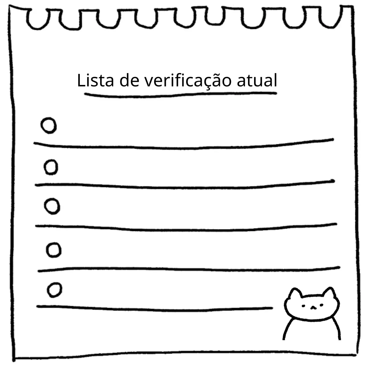 Lista de controlo "Cute Today