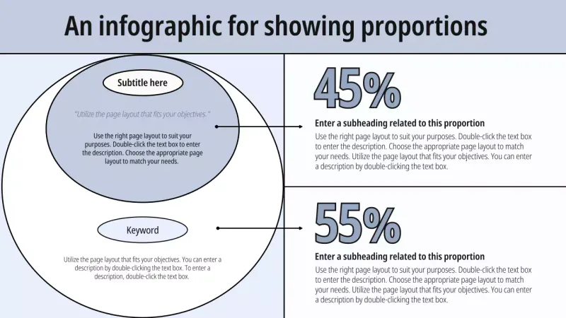 Infográfico do Guia Minimalista Azul