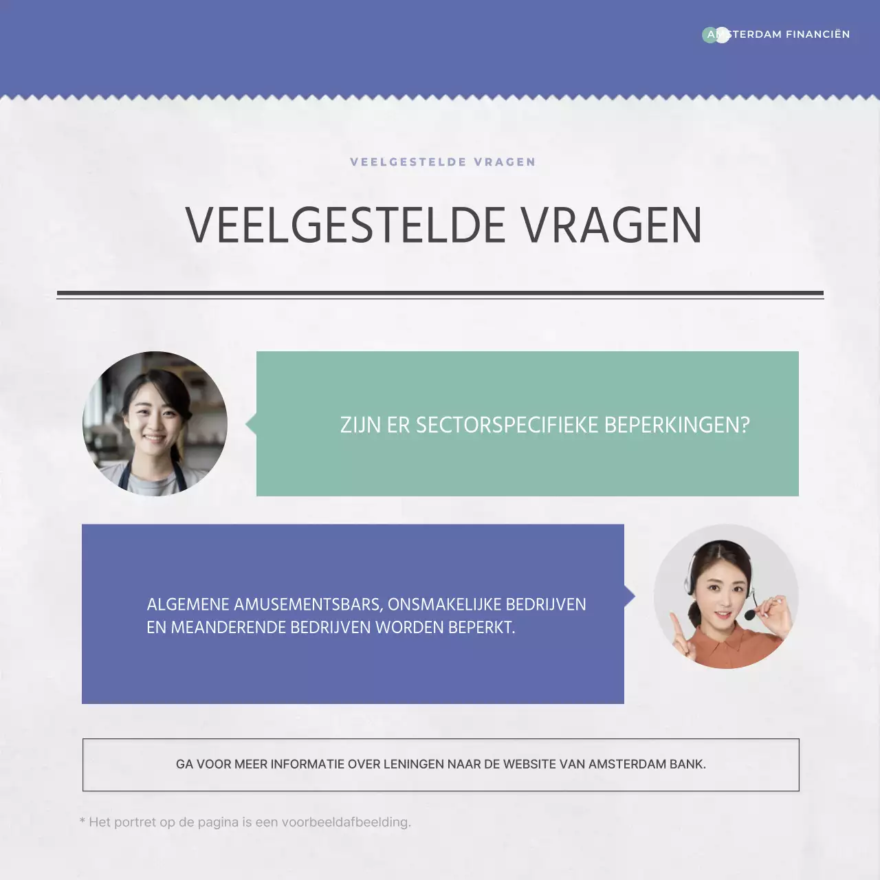 Over eenvoudige leningen met lage rente in blauw en mint