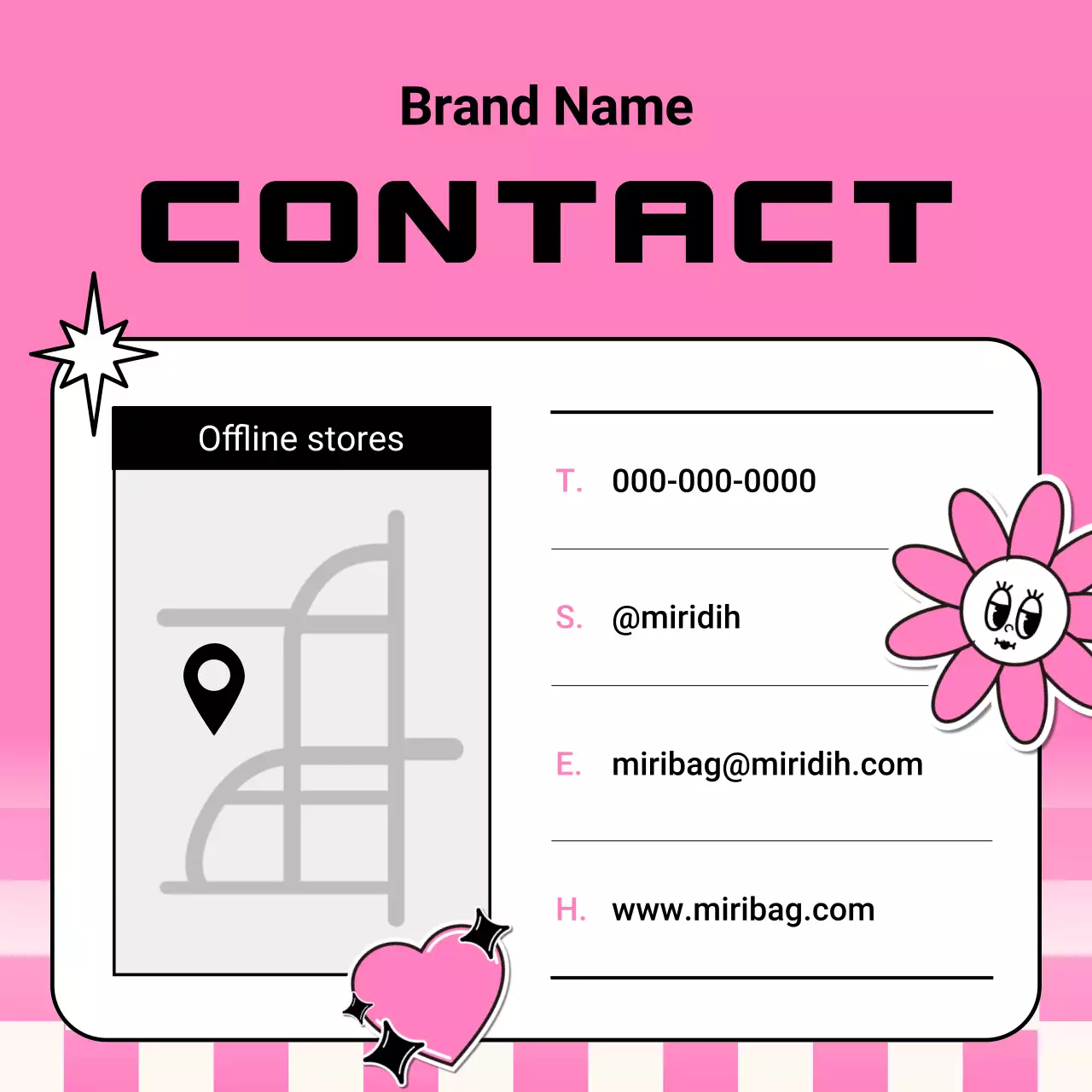 Pink Trendy Brand Promotion Instagram Carousel