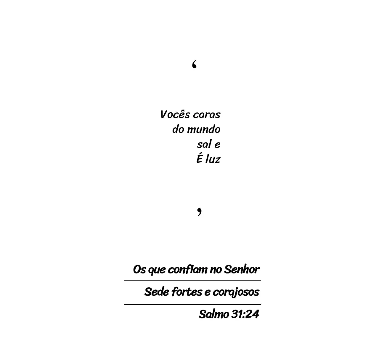 Promova a sua igreja com um texto bíblico de aspeto simples