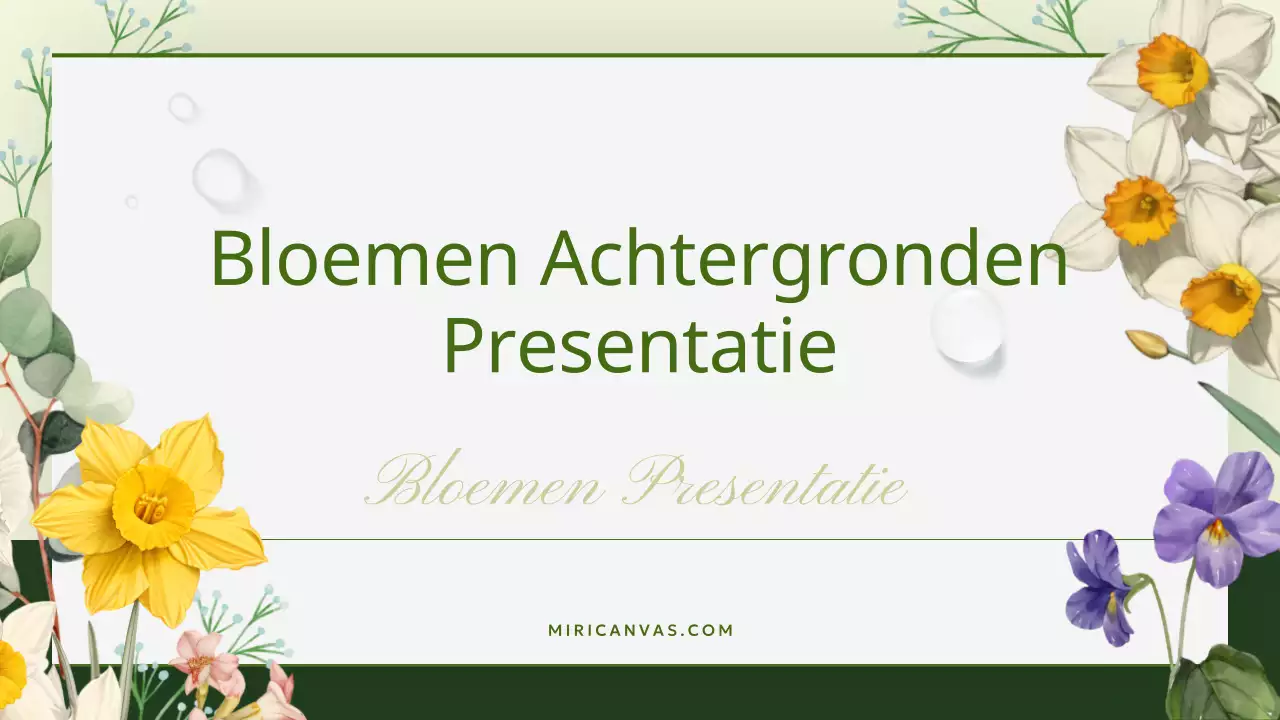 Een gids voor mooie bloemenachtergronden in groen en geel