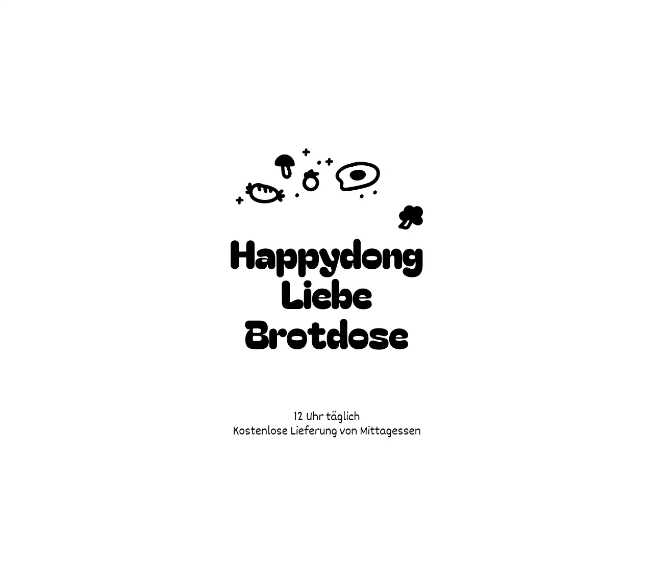 Freiwillige, die Lunchpakete mit Lebensmittelillustrationen teilen